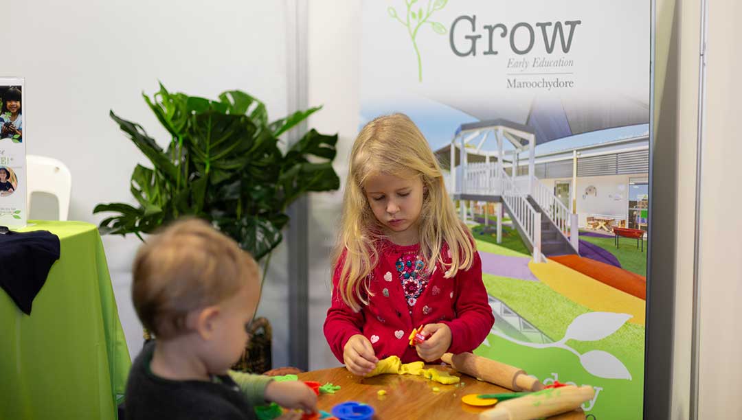 Grow Early Learning stand at The Education Fair 2023