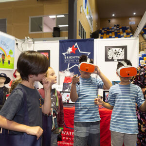 Brightwater State School stand at the Education Fair 2023