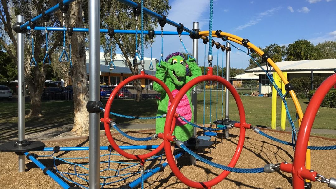 The playground at Mountain Creek State School, Sunshine Coast
