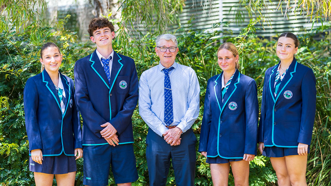 Students at Sunshine Beach State High School, regarded as one of the best Sunshine Coast high schools.