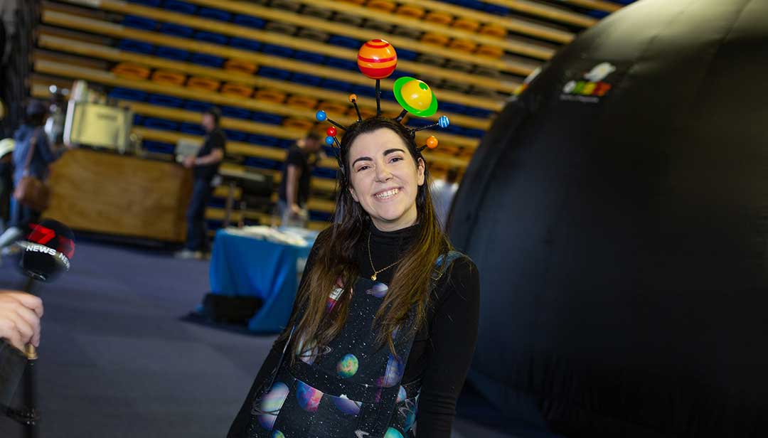 Rise & Shine mobile planetarium at The Education Fair