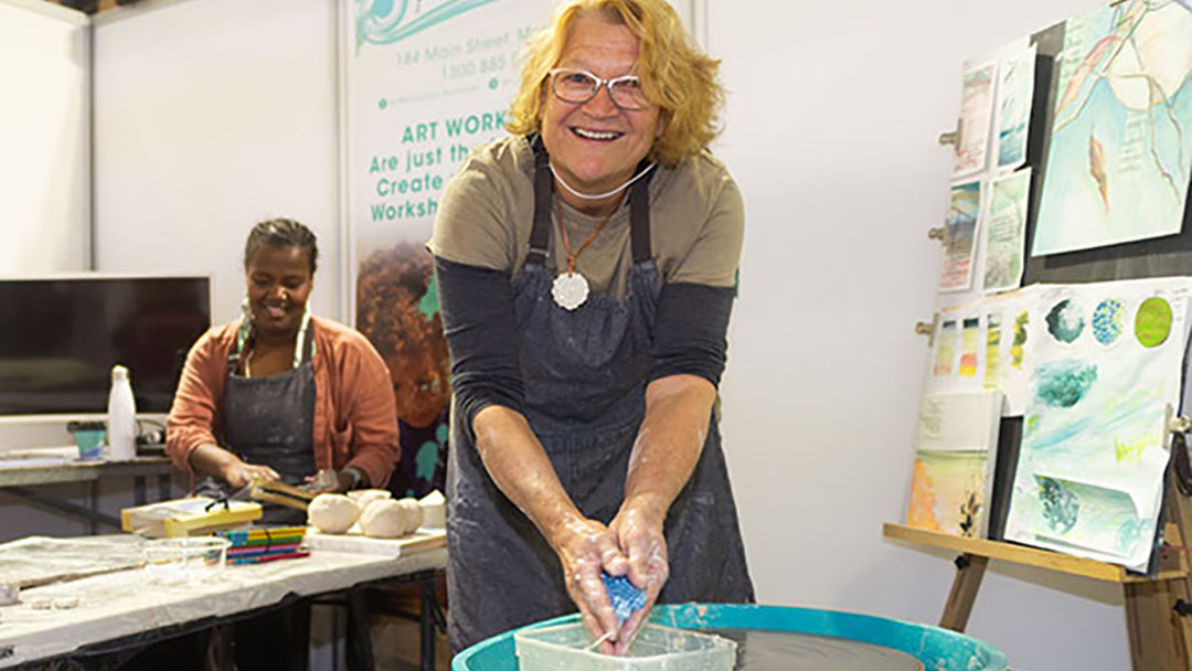 pottery with Art Workshops Montville